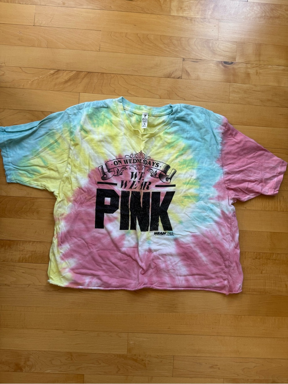 Tie-Dye "We Wear Pink" Women’s T-Shirt
